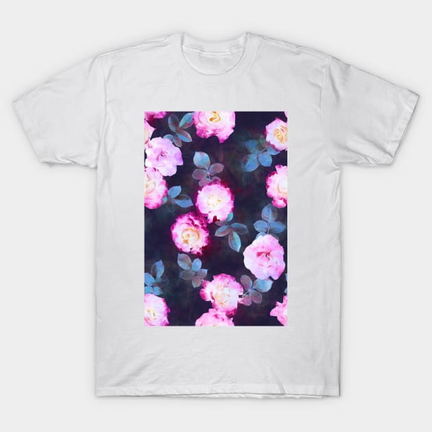 Twilight Roses T-Shirt by micklyn